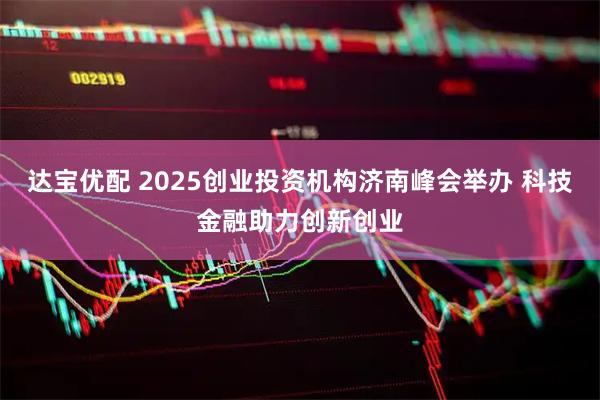 达宝优配 2025创业投资机构济南峰会举办 科技金融助力创新创业